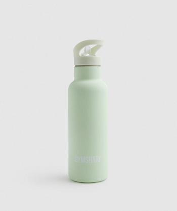 Dámské Lahve na vodu Gymshark Flip Straw Vody Zelene | CZ 4150AHK